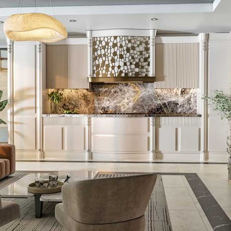 قیمت طراحی کابینت انزو