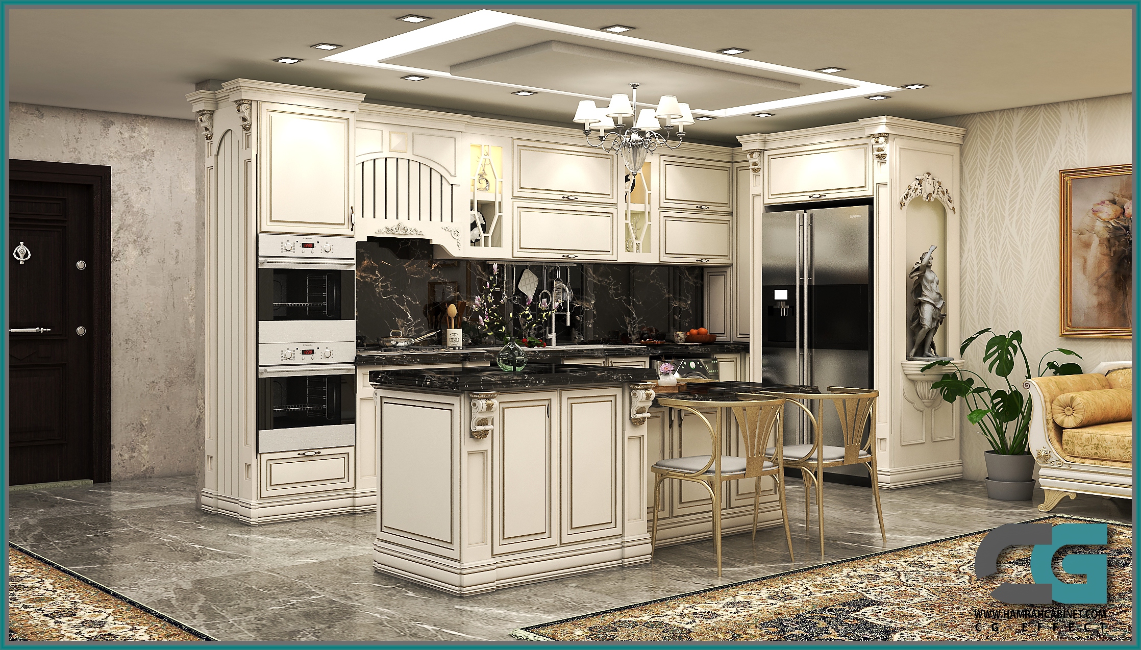 کابینت کلاسیک رنگخور 15