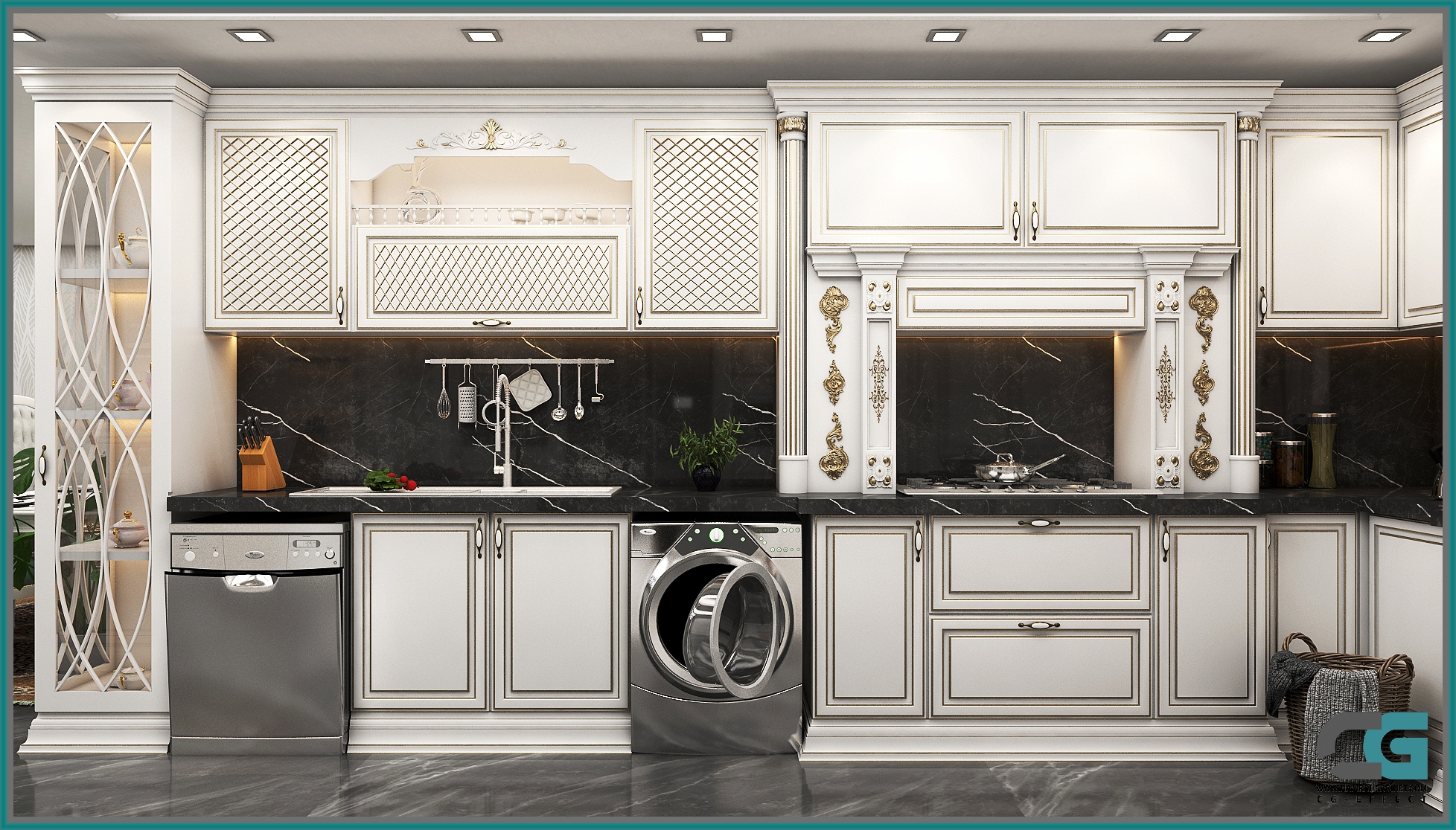 کابینت کلاسیک رنگخور 20